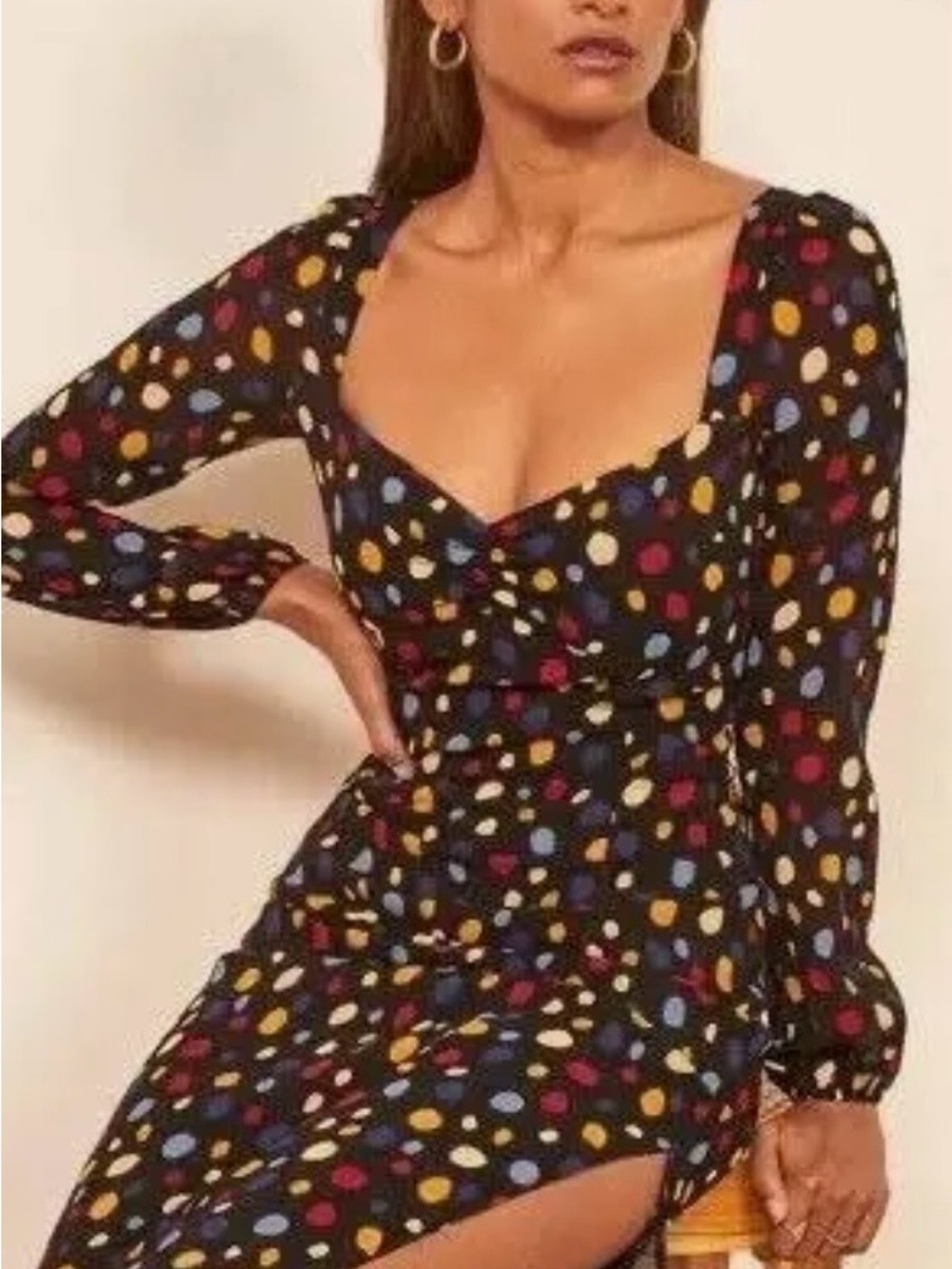 Reformation NWT below the knee very well fitted Mabille Dress